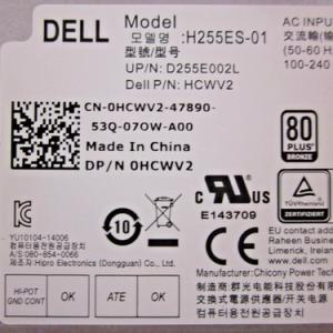 Fuente Dell Optiplex 3020 7020 9020 SFF 255W HCWV2  - Retirado de Equipo en uso 