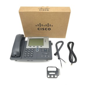 Cisco Unified IP Phone 7942G - Telefono VoIP - SCCP, SIP - plata, gris oscuro  - Usado