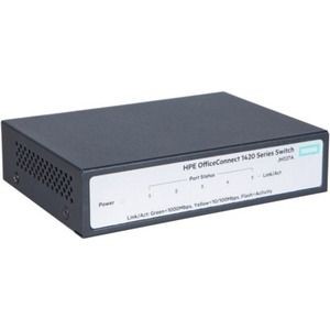 Switch Gigabit Ethernet HPE OfficeConnect 1420, 5 RJ-45 GbE 10/100/1000 Mbps, 3 W.