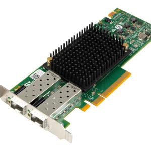 Tarjeta de interfaz de red Emulex LPE31002 2x16Gb FC PCIe 3.0 HT3KM  retirado de Equipo en uso Garantia 12 Meses
